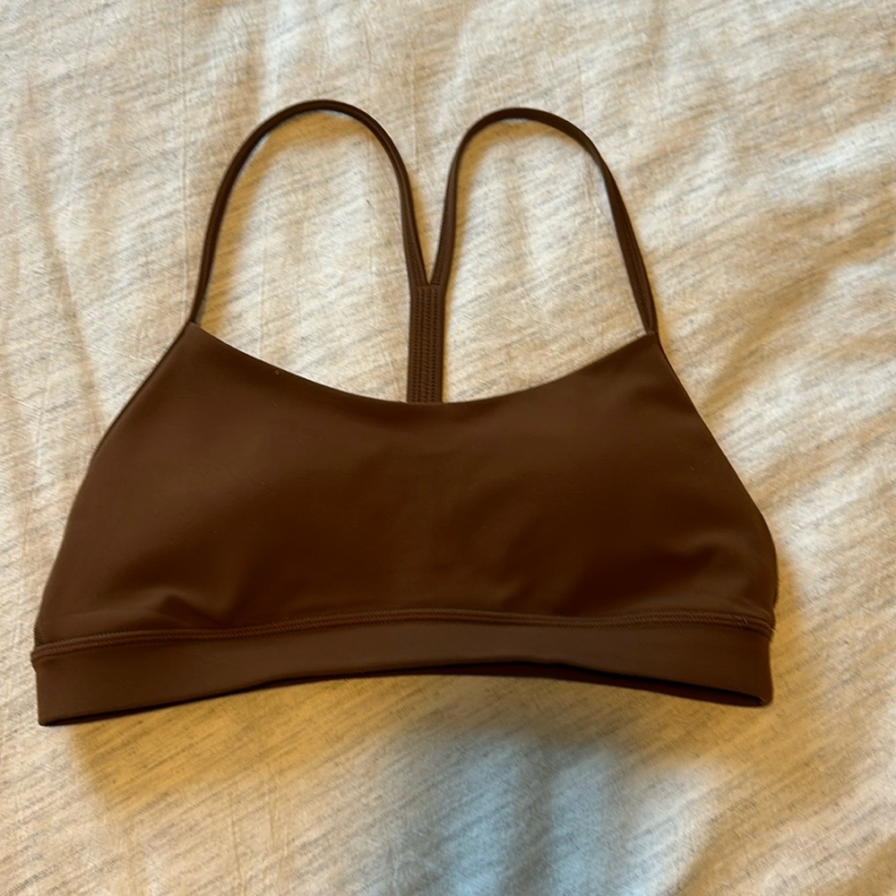 Lululemon Flow Y Nulu A-C cups sports bra - like new.
